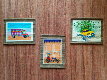 Calyz Indian Cycle Riksha Wall Hanging - Image 5